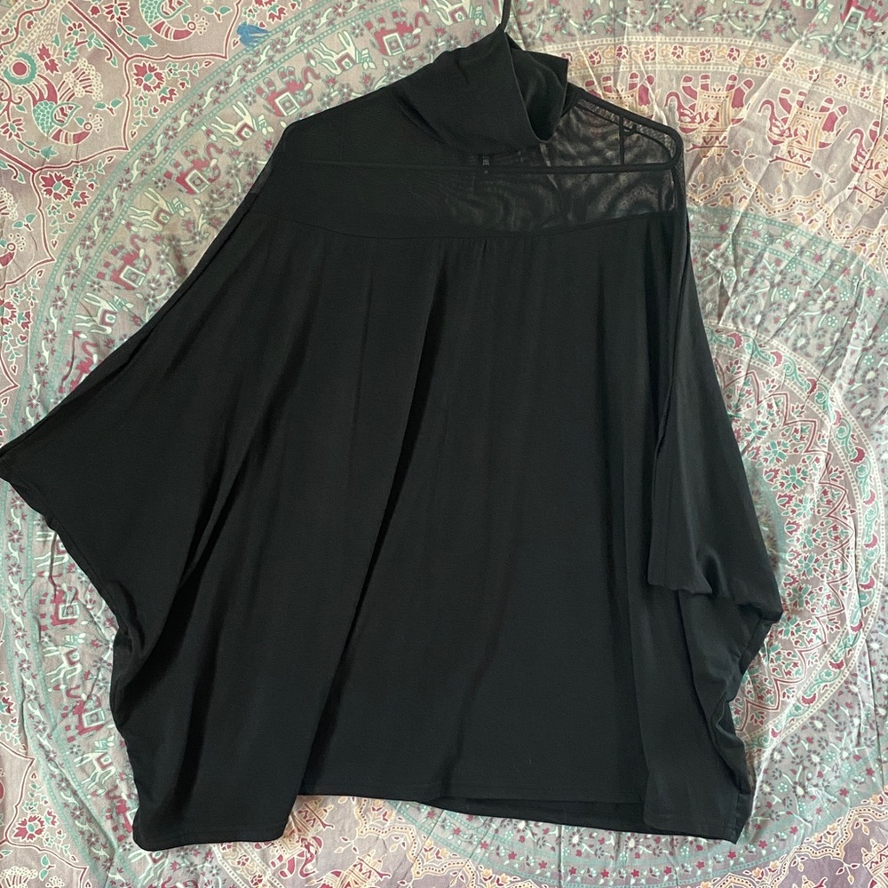 STYLEWE Black Poncho Sweater